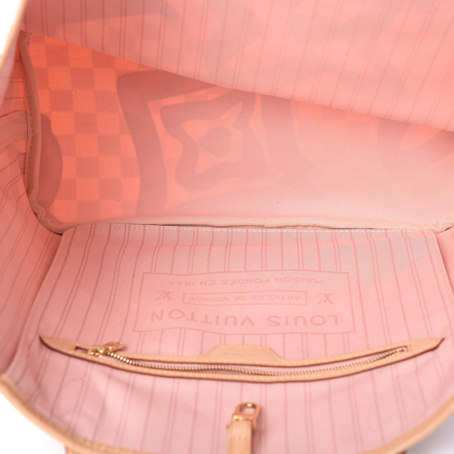 Louis Vuitton Damier Azur Tahitienne Neverfull MM 5 of 9