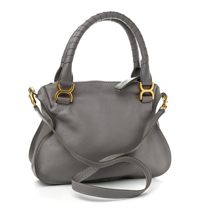 Chloe Calfskin Medium Marcie Satchel Cashmere Grey 3 of 9