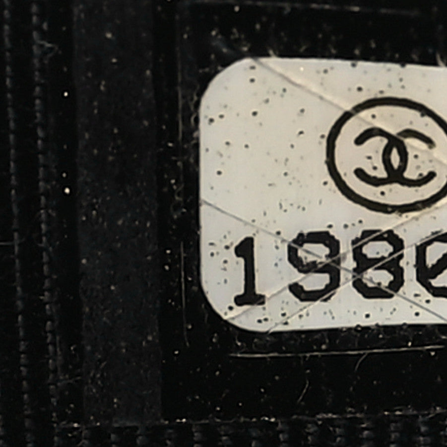 Chanel Lambskin Quilted Wallet On Chain WOC Black 8 of 11