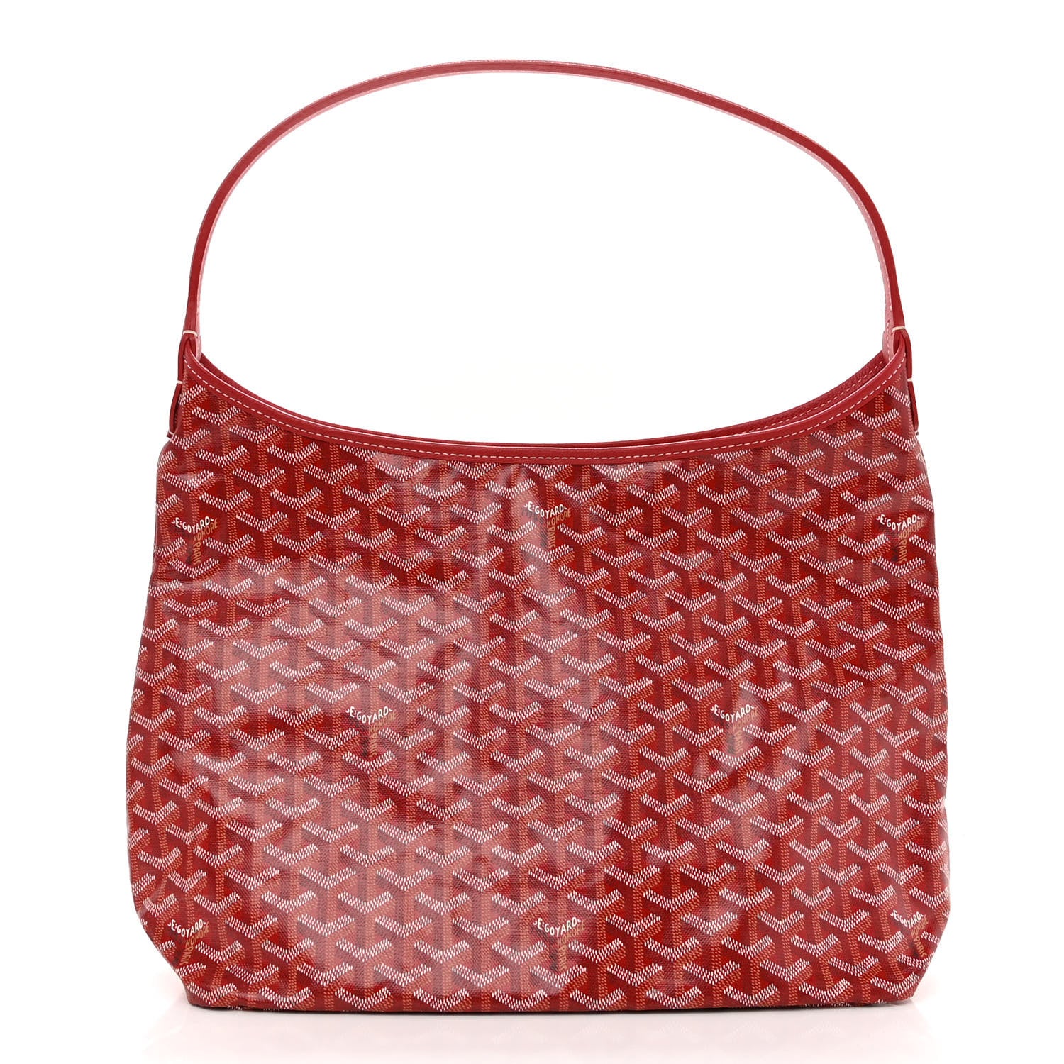 Goyard Goyardine Boheme Hobo Red 3 of 10