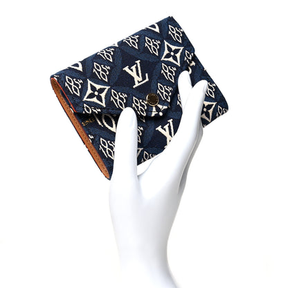 Louis Vuitton Jacquard Since 1854 Victorine Wallet Blue 2 of 7