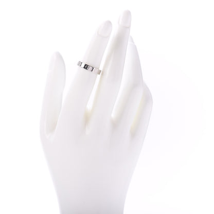Cartier 18K White Gold 3.5mm LOVE Wedding Band Ring 48 4.5 2 of 4