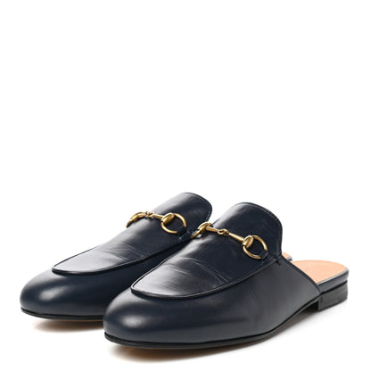 Gucci Malaga Kid Womens Princetown Slippers 38 Blue 3 of 10