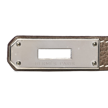 Hermes Togo Kelly Retourne 32 Etoupe 30 of 38
