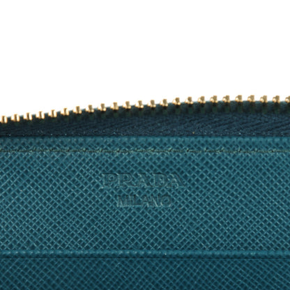Prada Saffiano Metal Zip Around Wallet Ottanio 6 of 8