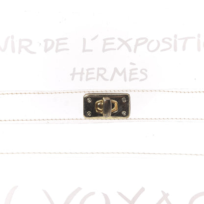 Hermes Vinyl Souvenir De L'Exposition Kelly Transparent 9 of 9