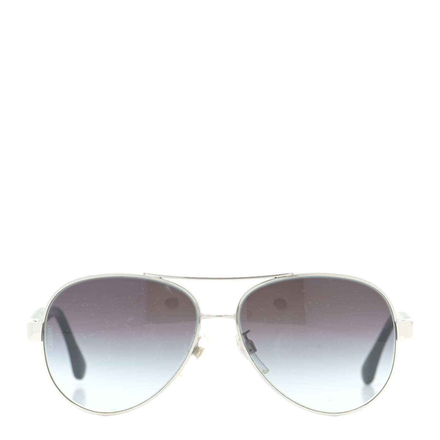 Chanel Lambskin Quilted CC Aviator Sunglasses 4195-Q Black 2 of 7