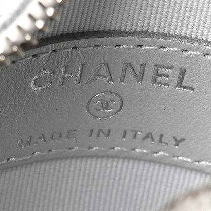 Chanel Metallic Lambskin Walk Of Fame Star Clip On Coin Purse Silver 5 of 9
