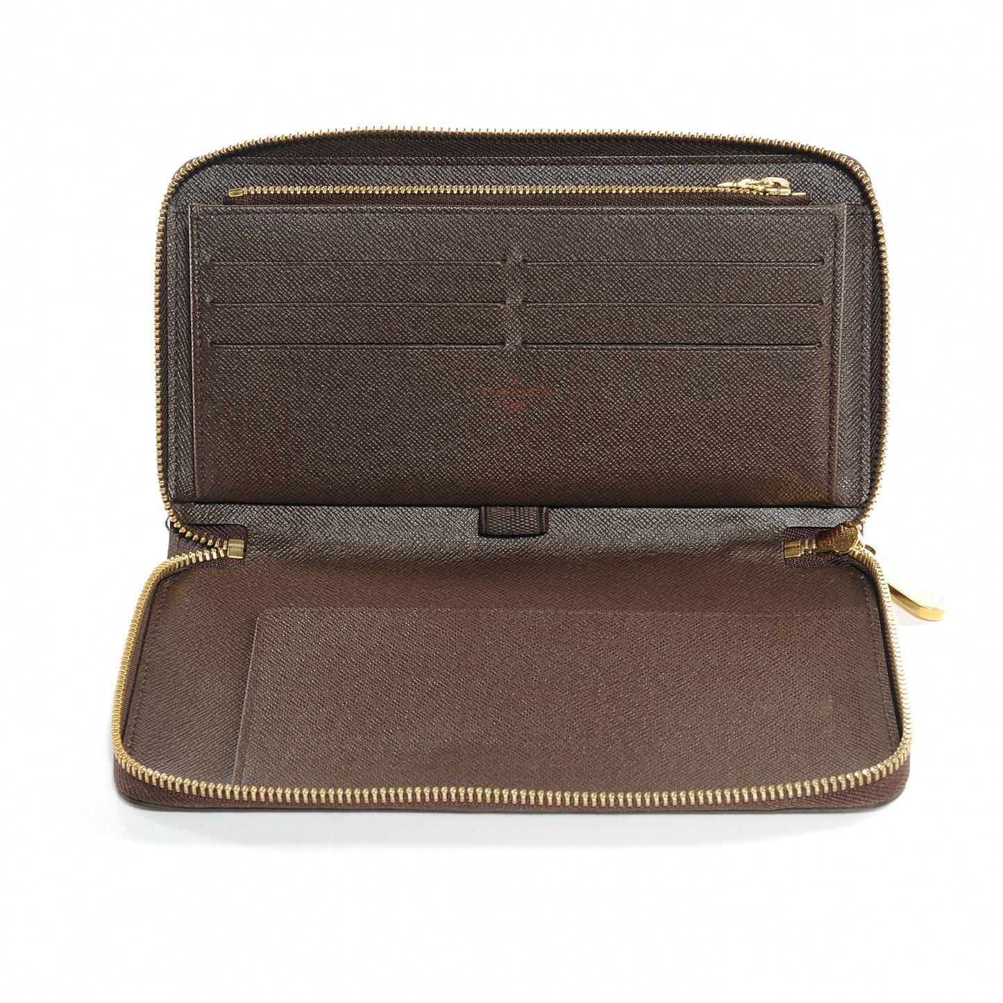 Damier Ebene Zippy Organizer Wallet