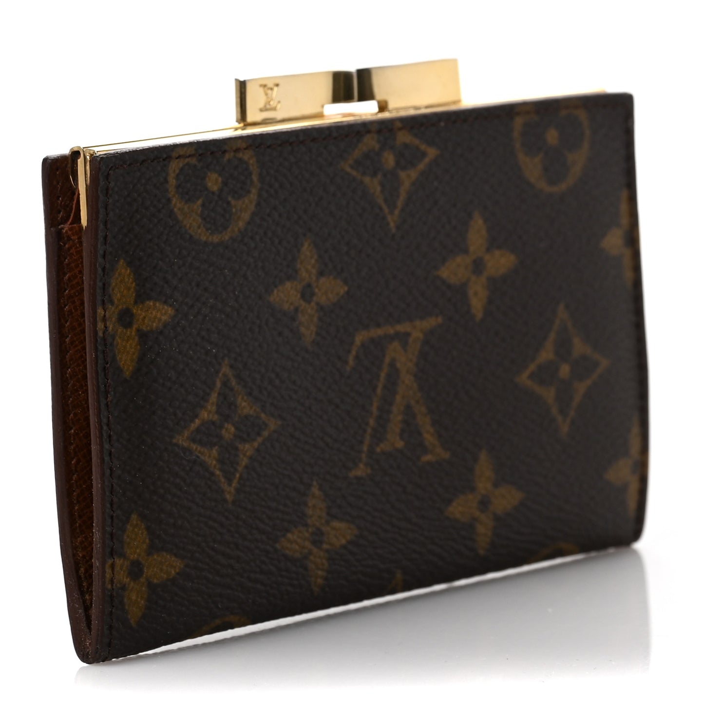 Monogram French Kiss Lock Coin Purse