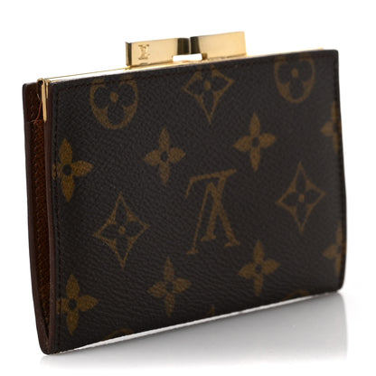 Louis Vuitton Monogram French Kiss Lock Coin Purse 3 of 7