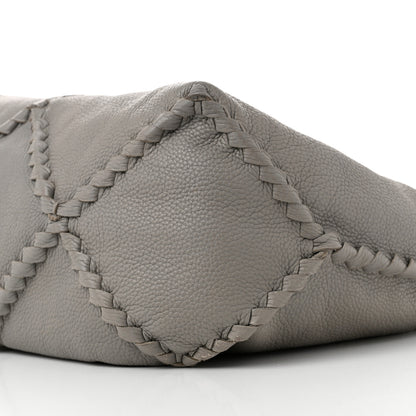 Bottega Veneta Cervo Lavato Deerskin Hobo Light Grey 10 of 13