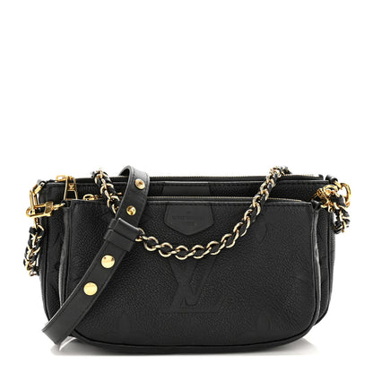 Louis Vuitton Empreinte Monogram Giant Multi Pochette Accessories Black 1 of 11