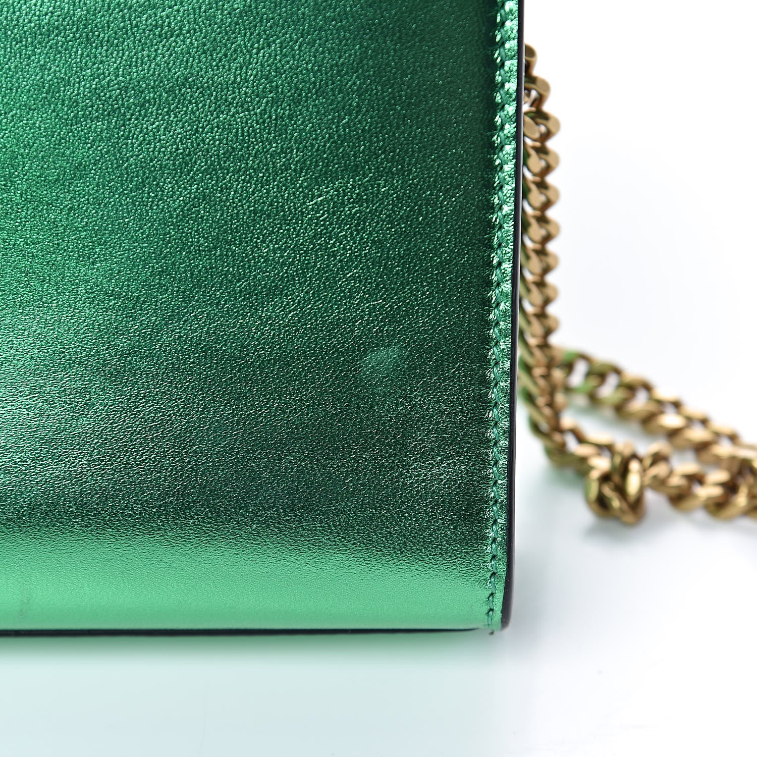 Saint Laurent Nappa Silk Small Classic Monogram Kate Satchel Jasmine Green 9 of 18