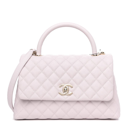 Chanel Caviar Quilted Small Coco Handle Flap Lilas Lilac 1 of 9