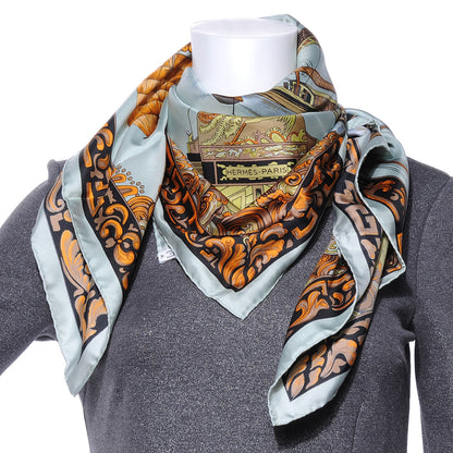 Hermes Silk Jonques et Sampans Scarf 90 2 of 7