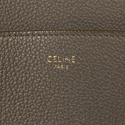 Celine Soft Grained Calfskin Sangle Bucket Bag Taupe 6 of 12