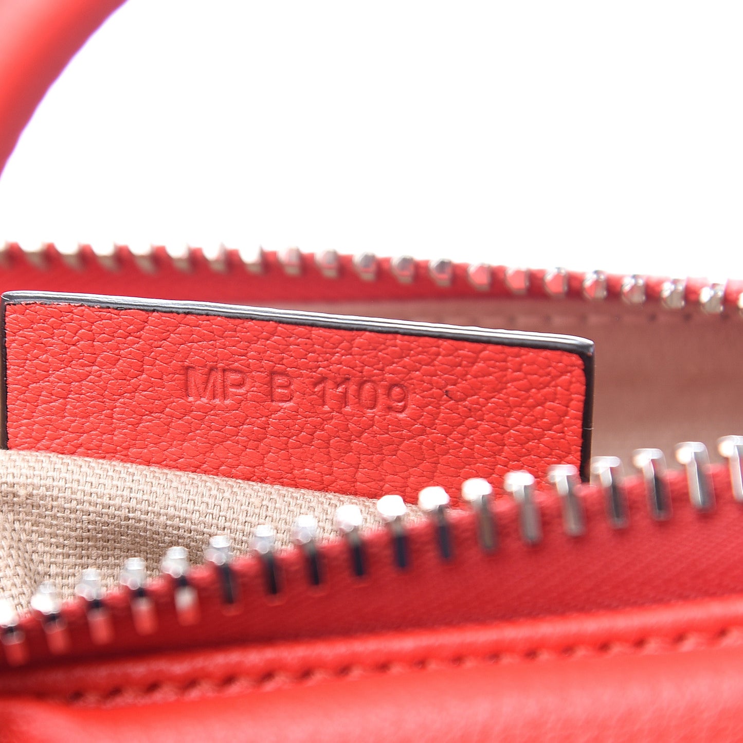 Sugar Goatskin Mini Antigona Medium Red