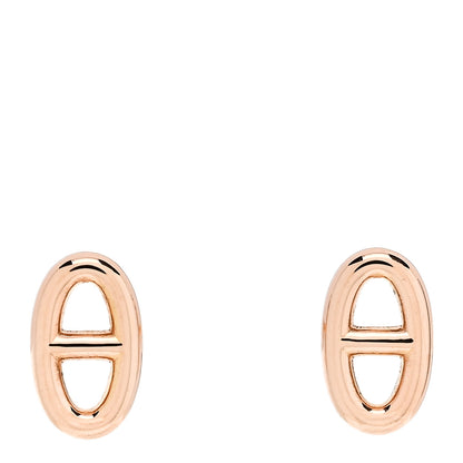 Hermes 18K Rose Gold TPM Farandole Stud Earrings 1 of 5