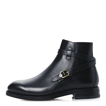 Gucci Cordovan Lux Men Ankle Boots 10 Black 1 of 12