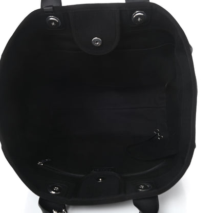 Chanel Canvas Pearl Medium Deauville Tote Black 5 of 11