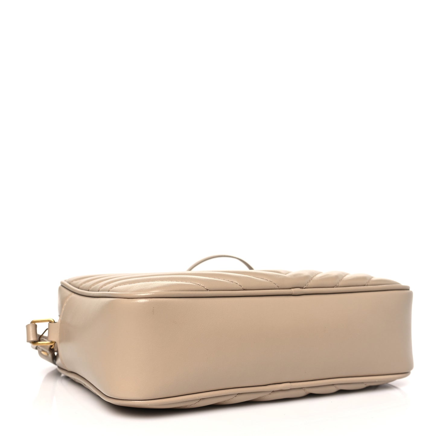 Calfskin Matelasse Monogram Lou Camera Bag Dark Beige