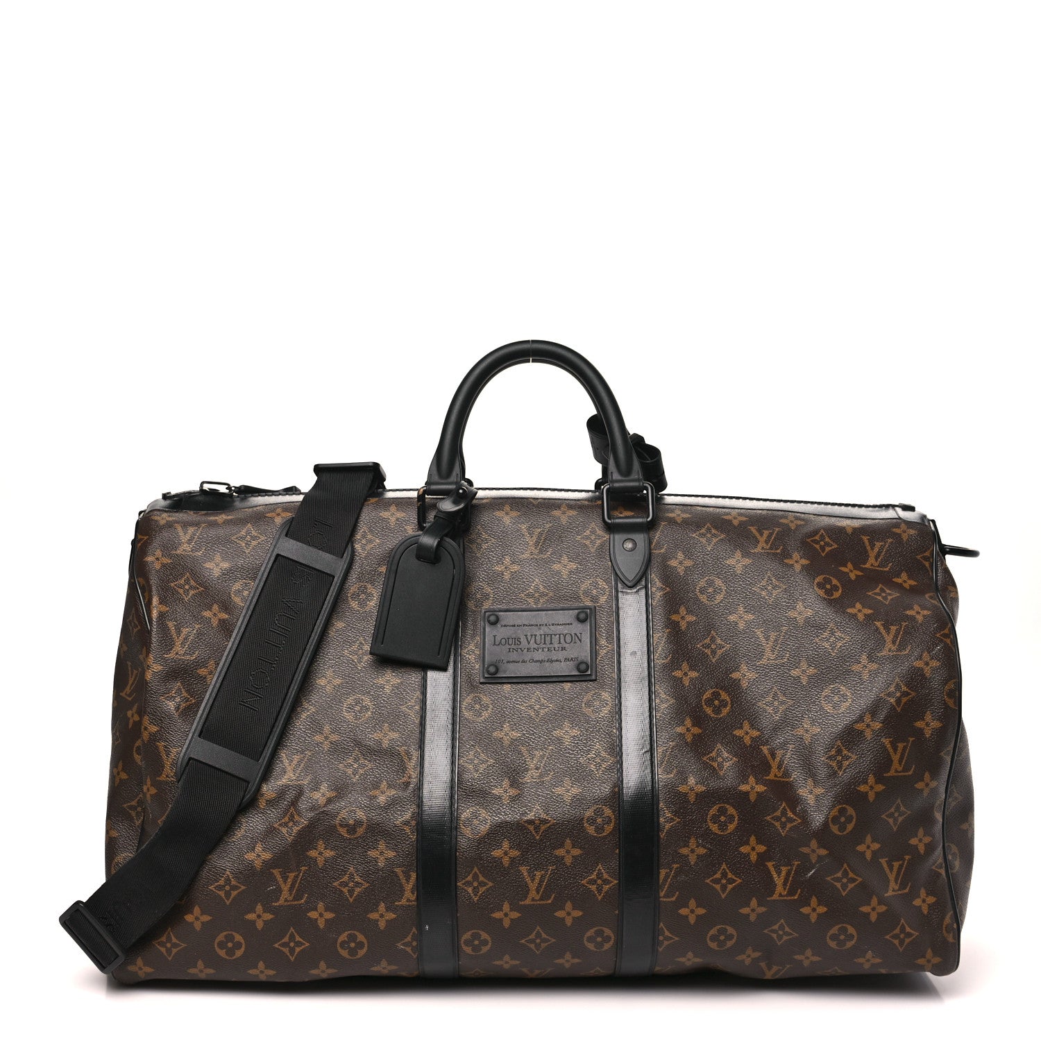Louis Vuitton Monogram Waterproof Keepall Bandouliere 55 1 of 10