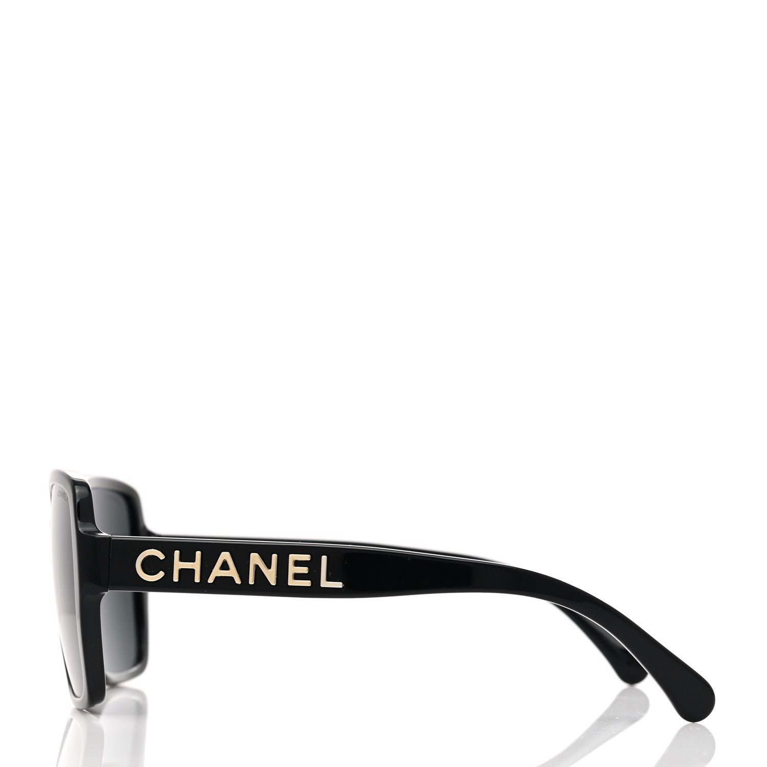Chanel Acetate Square Sunglasses 5408 Black 3 of 7