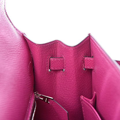 Hermes Epsom Kelly Sellier 25 Rose Pourpre 13 of 41