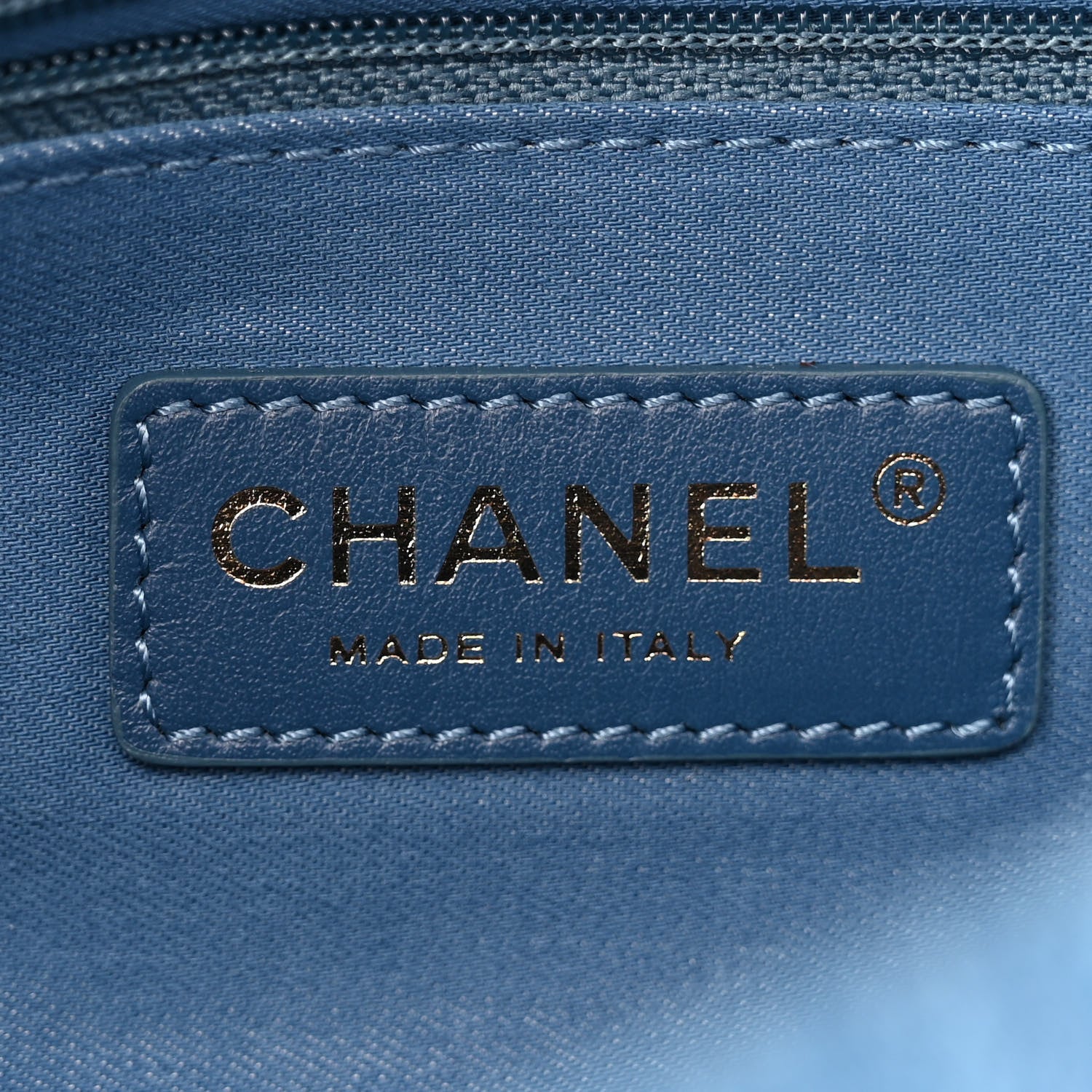 Chanel Denim Quilted Mini Denim Mood Rectangular Flap Blue Multicolor 6 of 10