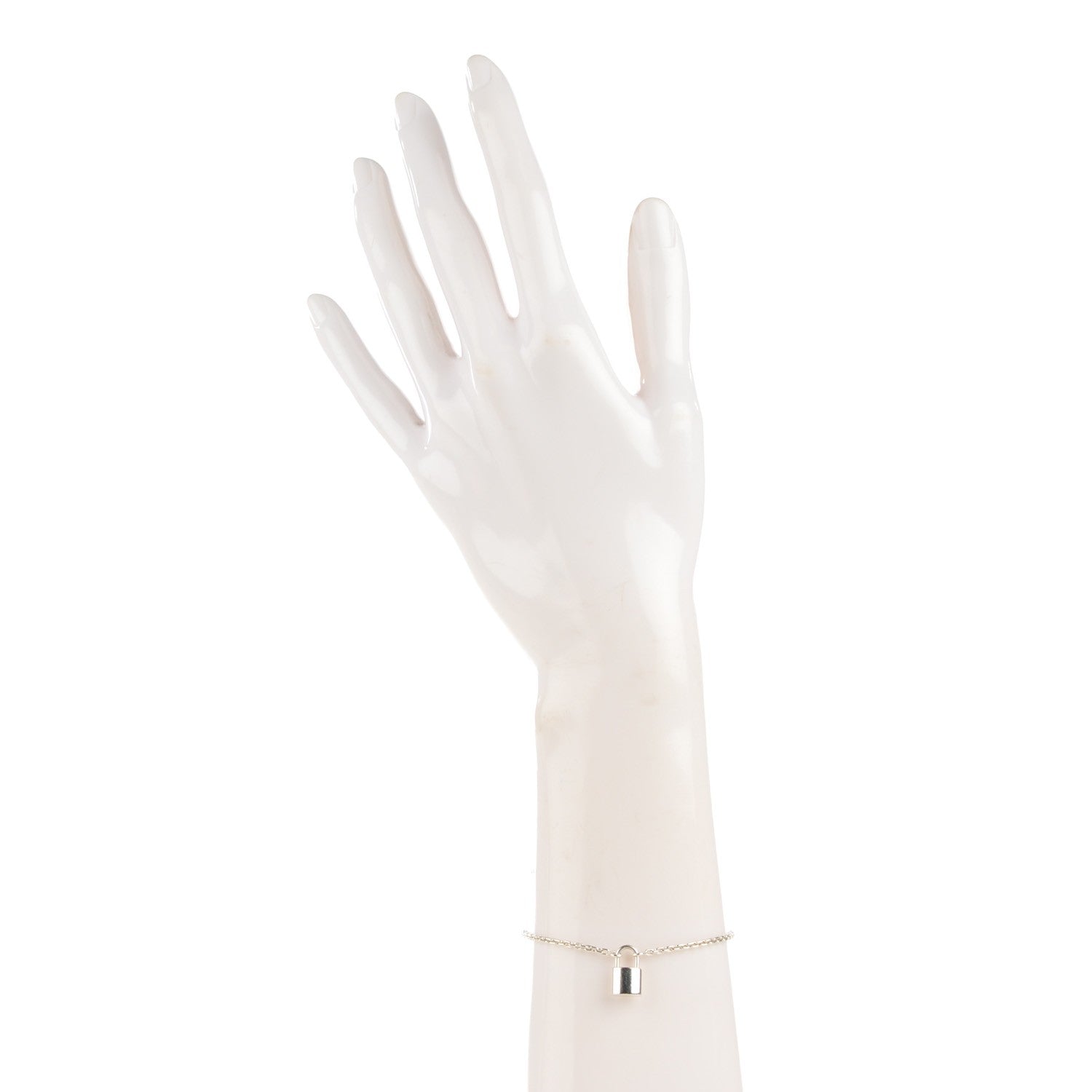 Louis Vuitton Sterling Silver Lockit Bracelet 2 of 5
