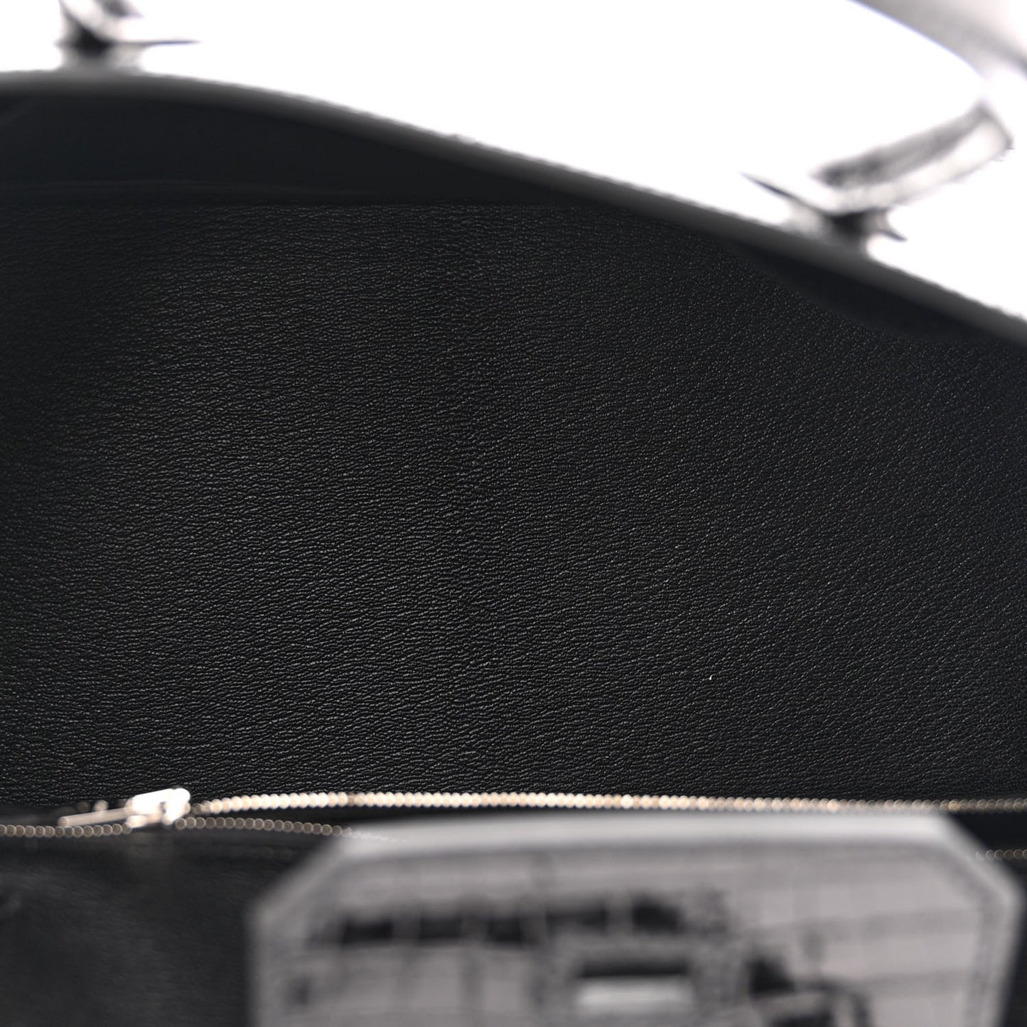 Shiny Niloticus Crocodile Birkin 30 Black