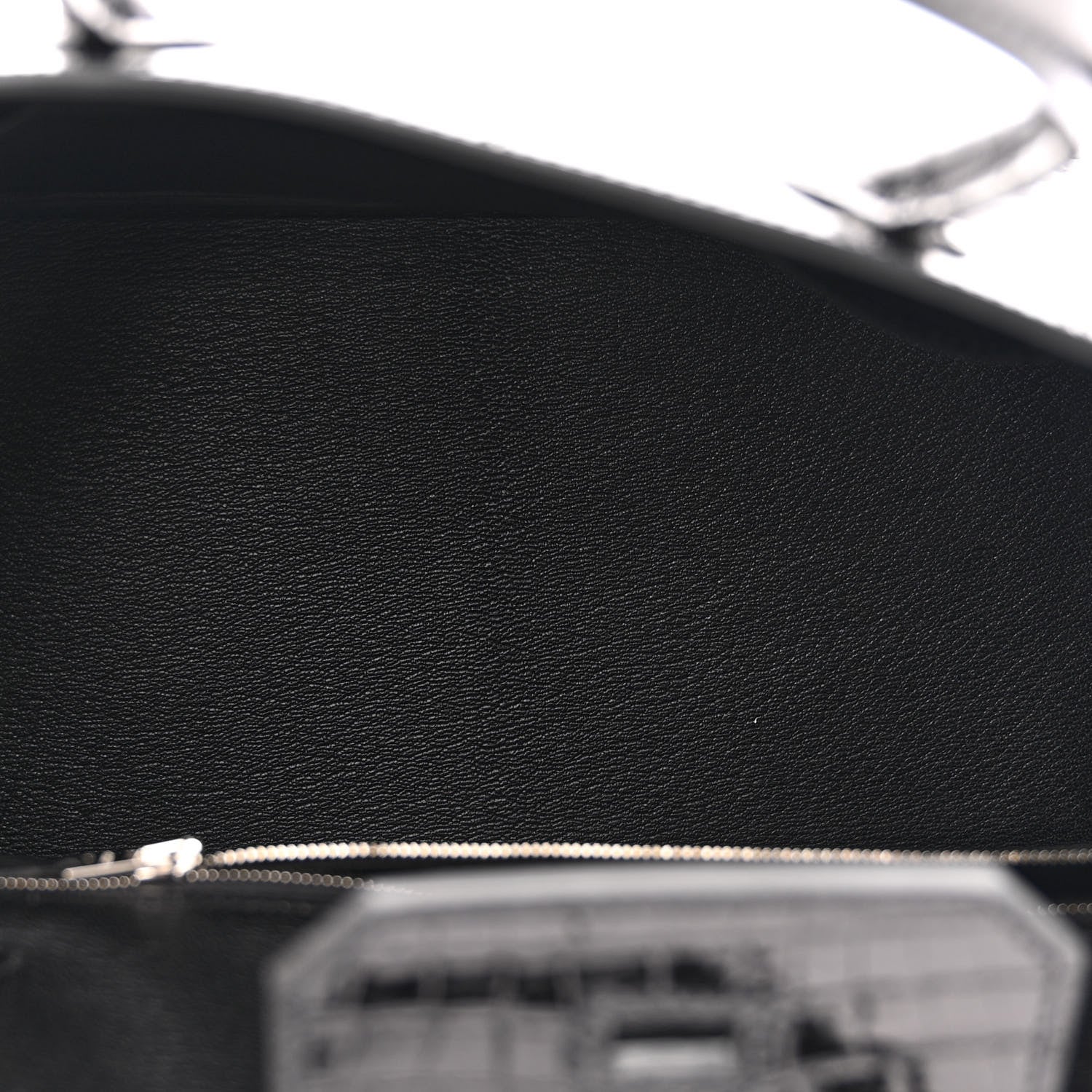 Hermes Shiny Niloticus Crocodile Birkin 30 Black 5 of 13