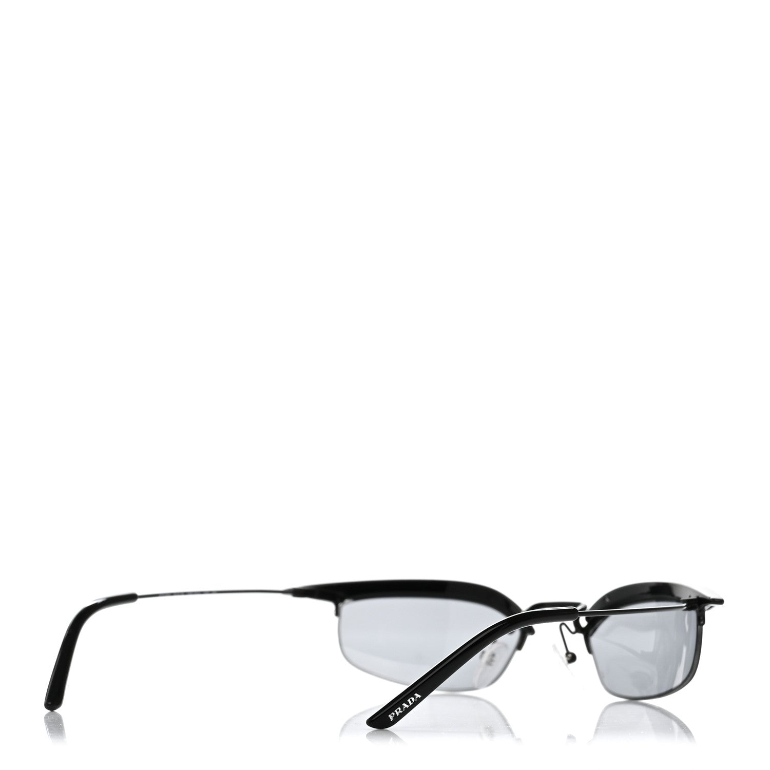 Prada Sunglasses SPR B50 Black 4 of 7