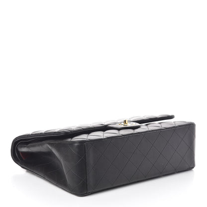 Chanel Lambskin Quilted Maxi Double Flap Black 4 of 10