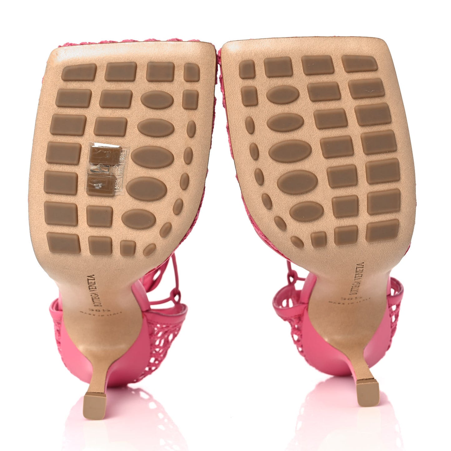 Mesh Nappa Stretch Ankle Tie 90mm Sandals 38.5 Azalea