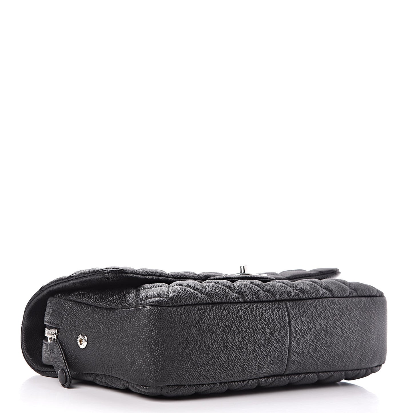 Caviar Quilted Jumbo Easy Flap Black