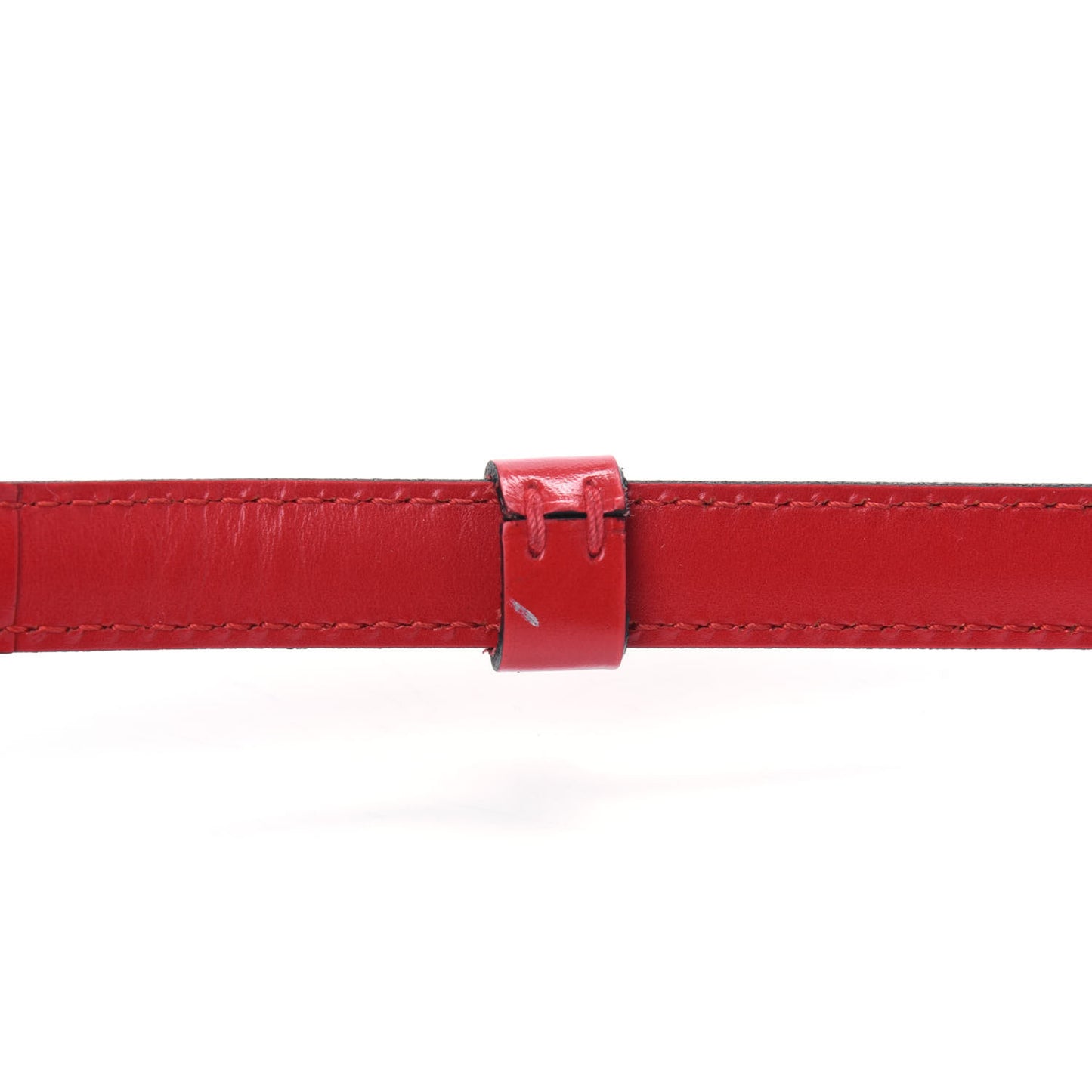 Calfskin 16mm Adjustable Shoulder Strap Red