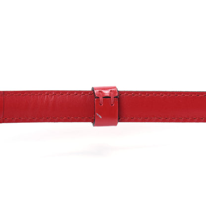 Louis Vuitton Calfskin 16mm Adjustable Shoulder Strap Red 6 of 9