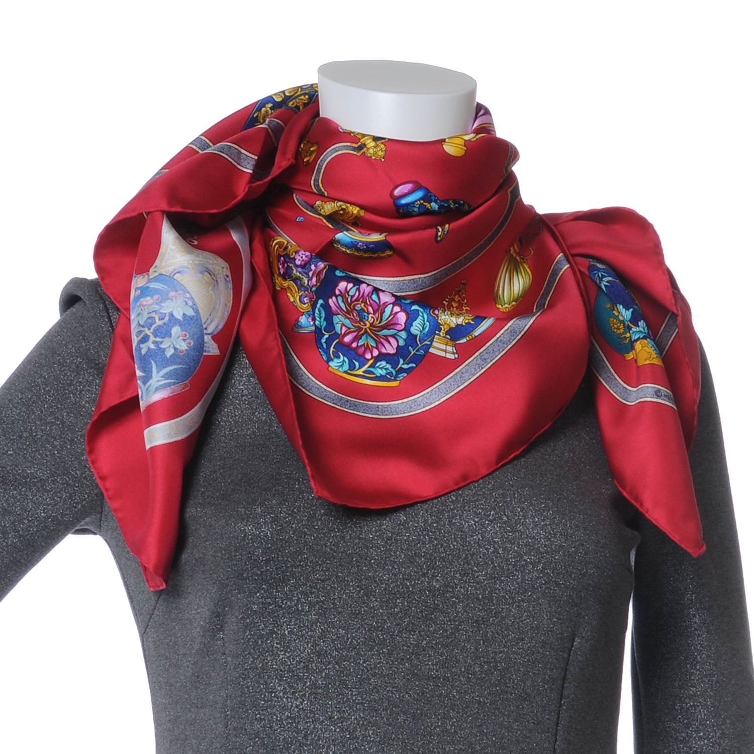 Hermes Silk Qu' Importe Le Flacon Scarf 90 3 of 8