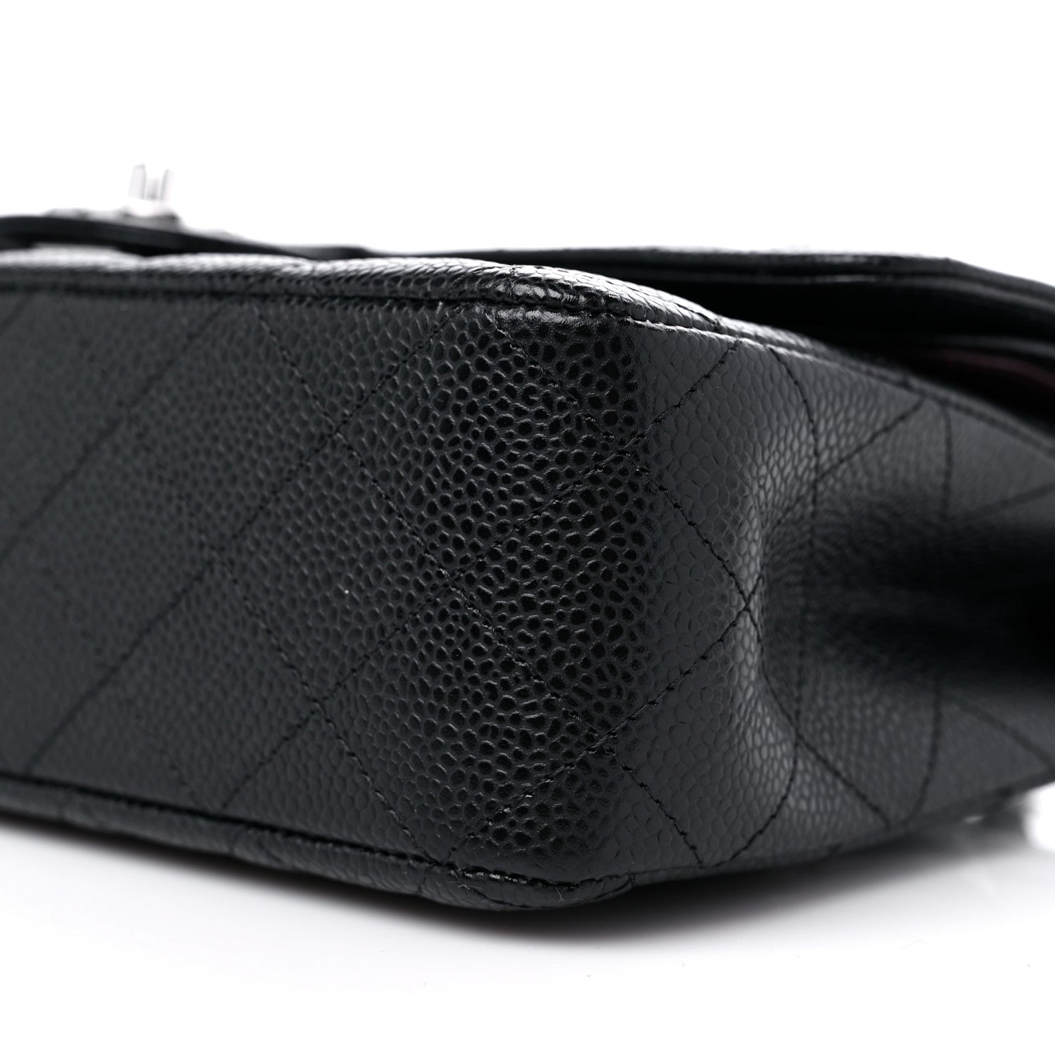 Chanel Caviar Quilted Medium Double Flap Black 8 of 9