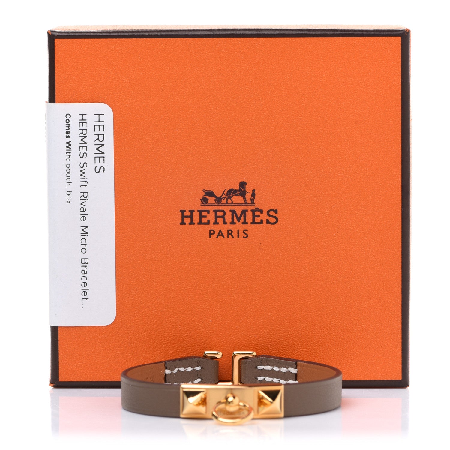 Hermes Swift Rivale Micro Bracelet T3 Etoupe 7 of 7