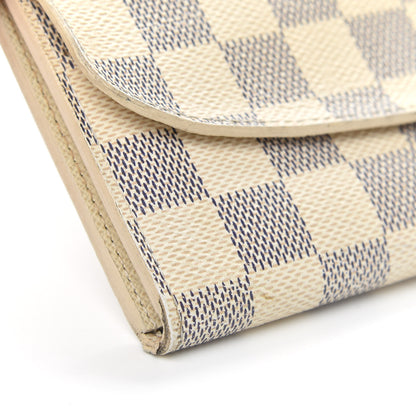 Louis Vuitton Damier Azur Emilie Wallet 7 of 12