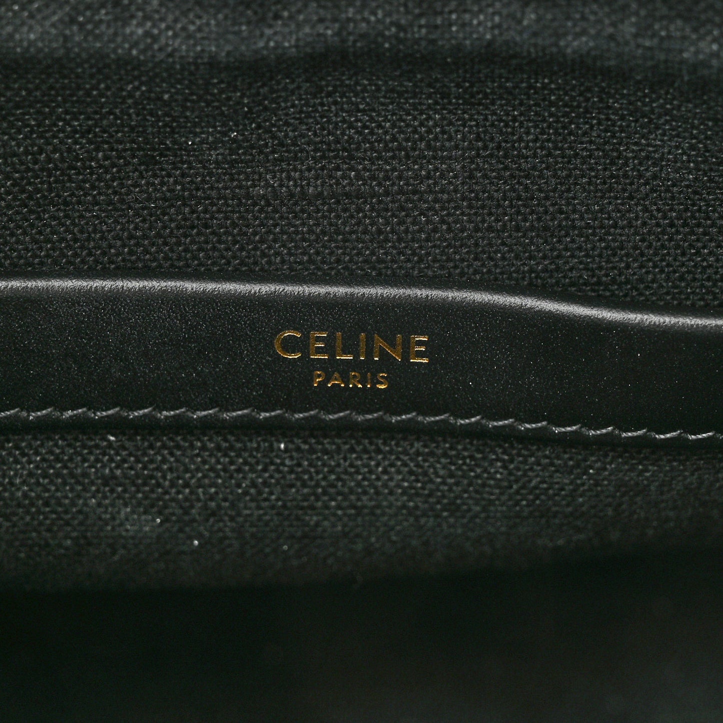 Stripe Triomphe Small Cabas Beige Black