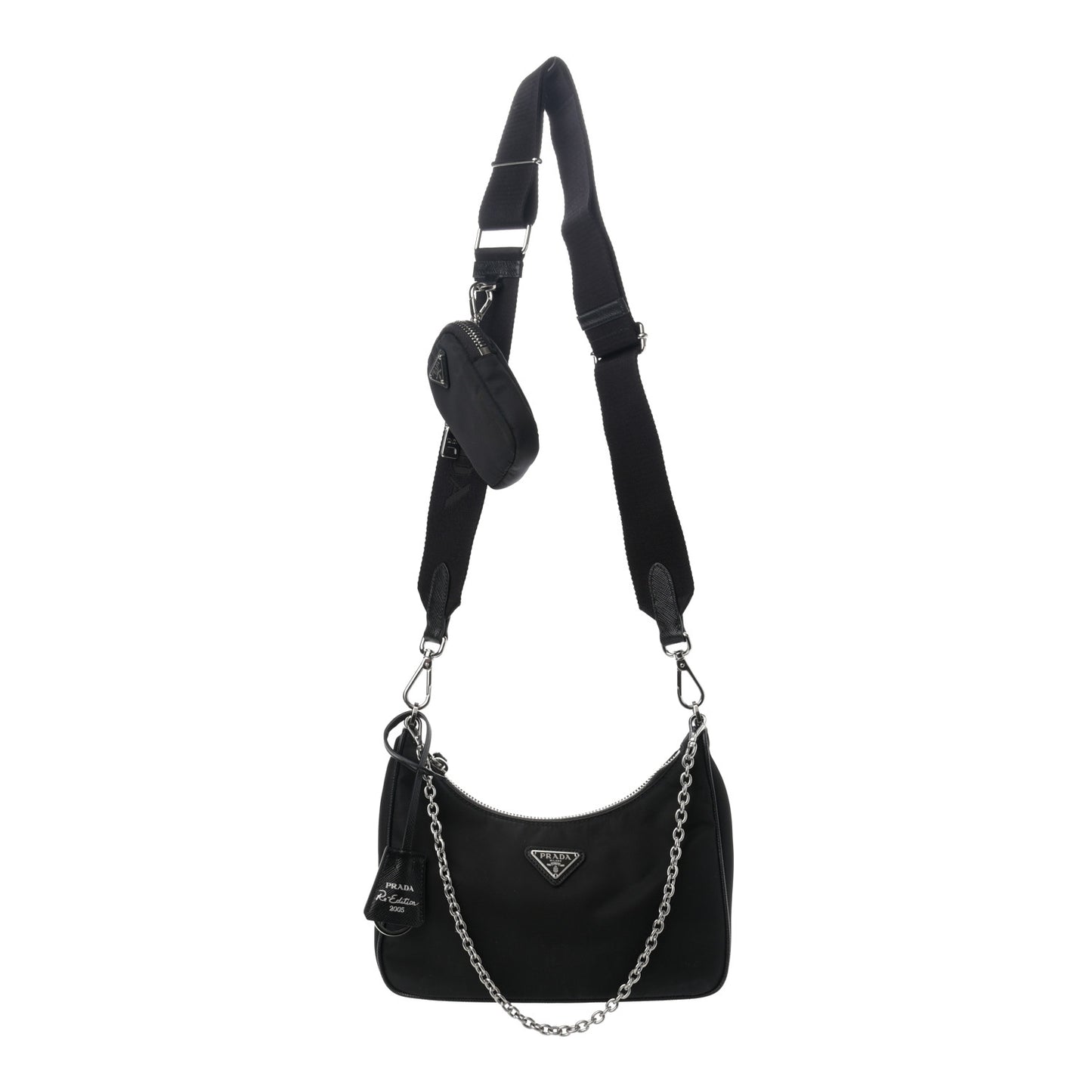 Nylon Re-Edition 2005 Shoulder Bag Black