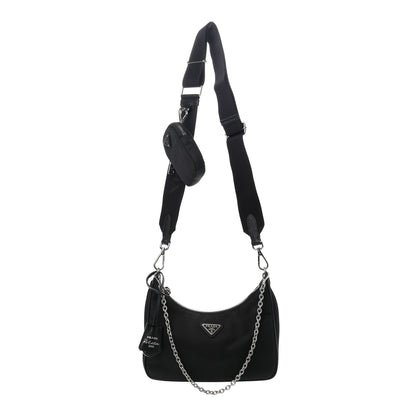 Prada Nylon Re-Edition 2005 Shoulder Bag Black 12 of 12