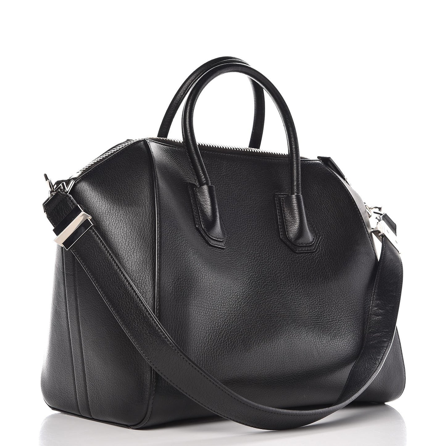 Sugar Goatskin Medium Antigona Black