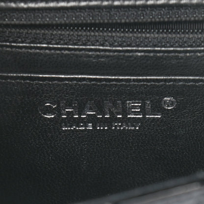 Chanel Patent Calfskin Quilted Mini Square Flap Black 6 of 9
