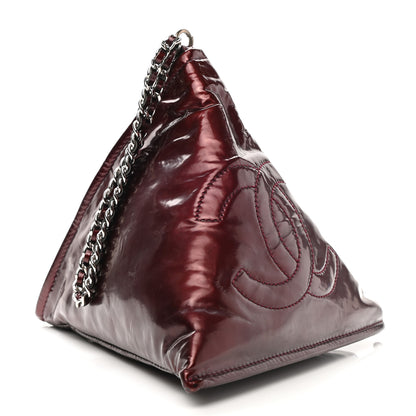 Chanel Patent Small Bonbons Wristlet Dark Bordeaux 5 of 8