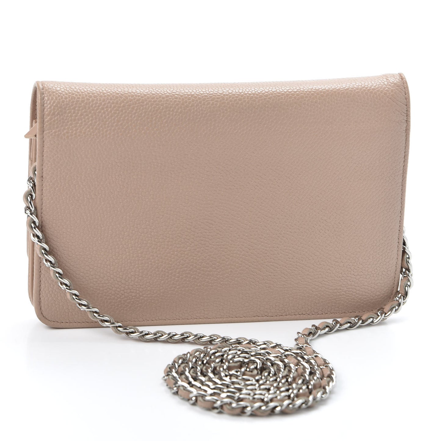 Caviar Timeless CC Wallet on Chain WOC Beige
